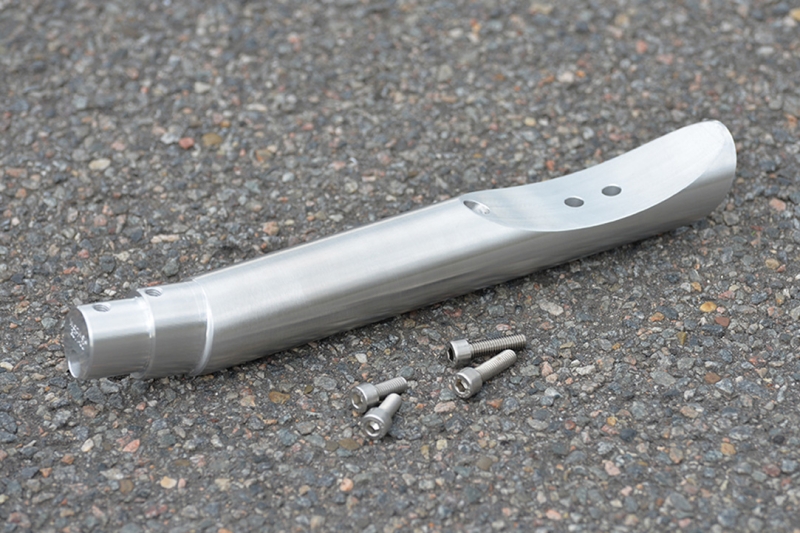 Bobber Bracket, Twin Shock, raw finish
